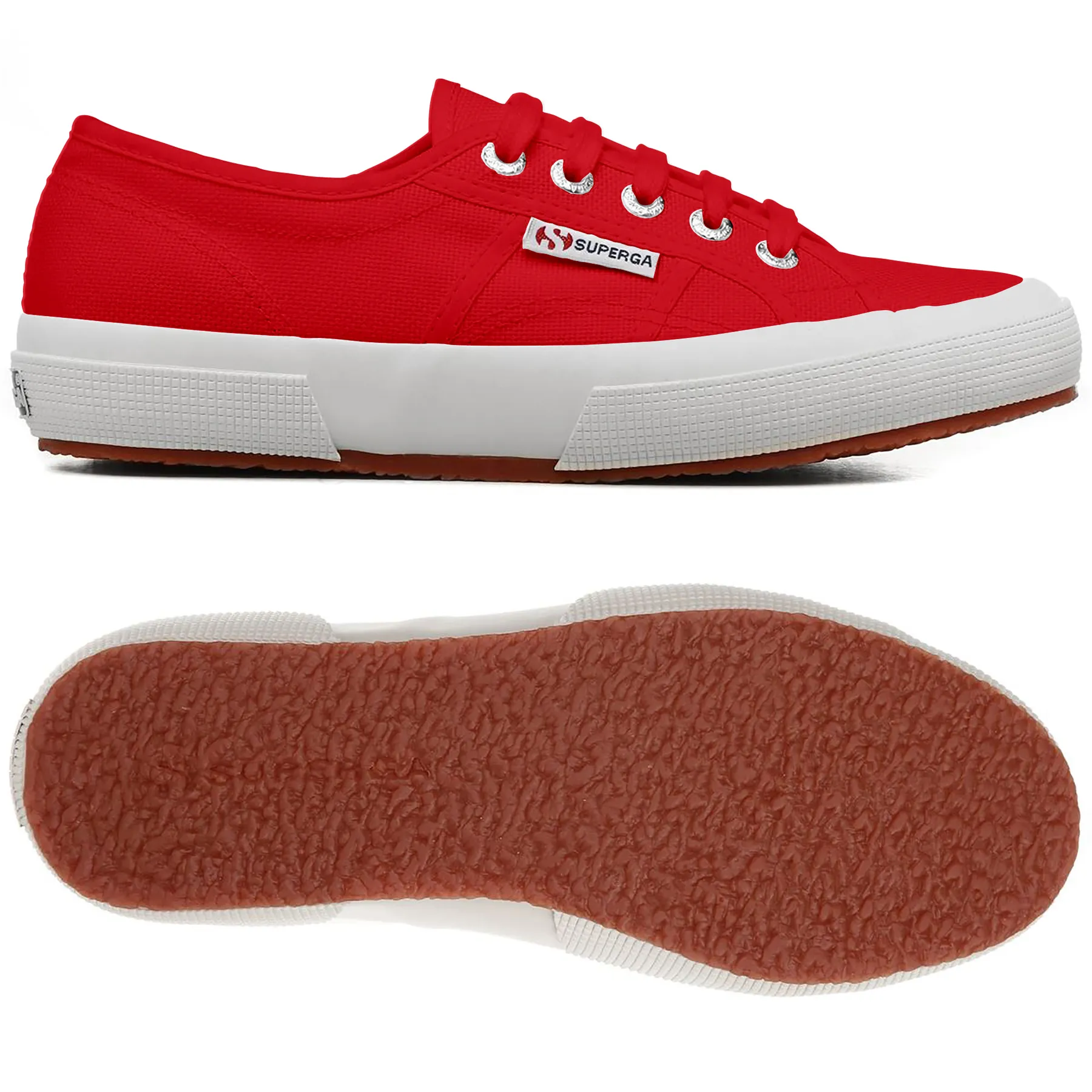 Kırmızı 2750-Cotu Classic Unisex Kırmızı-Beyaz Sneaker