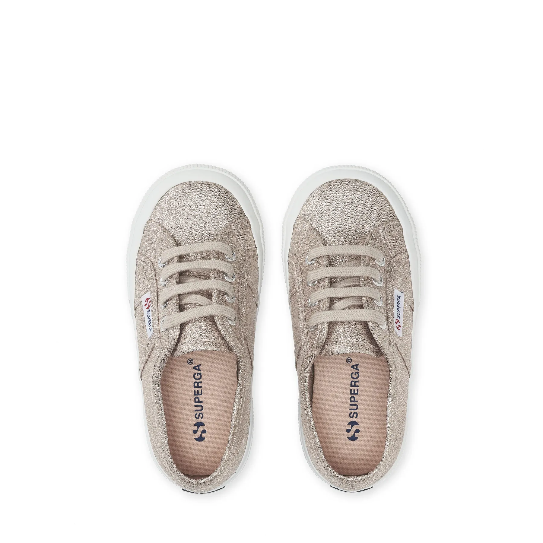 Pembe 2750-Lamej Kız Çocuk Rose Platin Sneaker