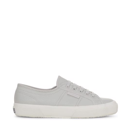 Gri 2750 Tumbled Leather Unisex Gri Sneaker - Superga®