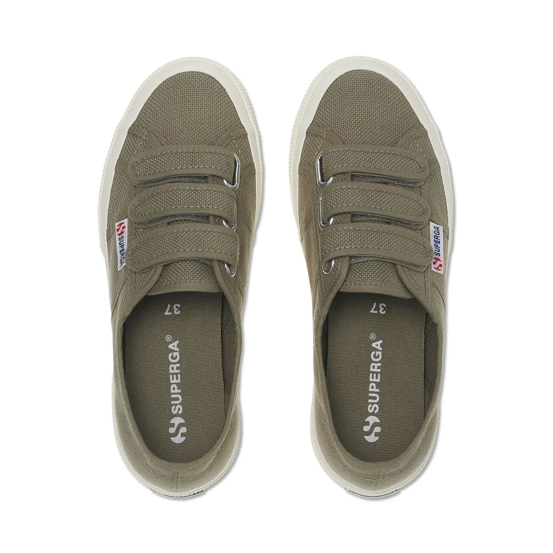 Yeşil 2750-Cot3strapu Unisex Safari Yeşil  Sneaker