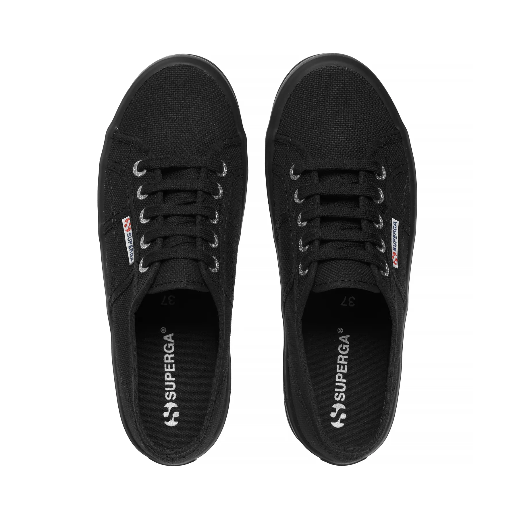 Siyah 2555 Alpina Unisex Siyah Bileksiz Sneaker