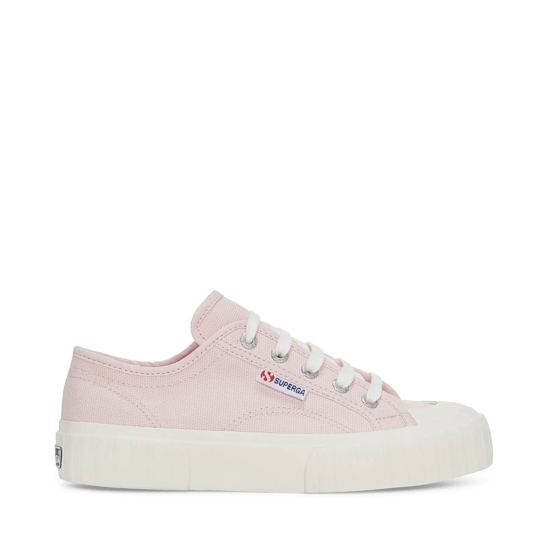 Pembe 2630 Stripe Unisex Pembe Bileksiz Sneaker