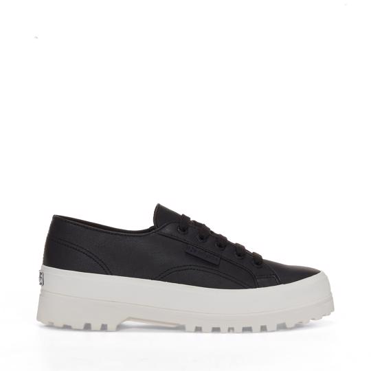 Siyah 2555 Alpina Nappa Unisex Siyah Sneaker - Superga®