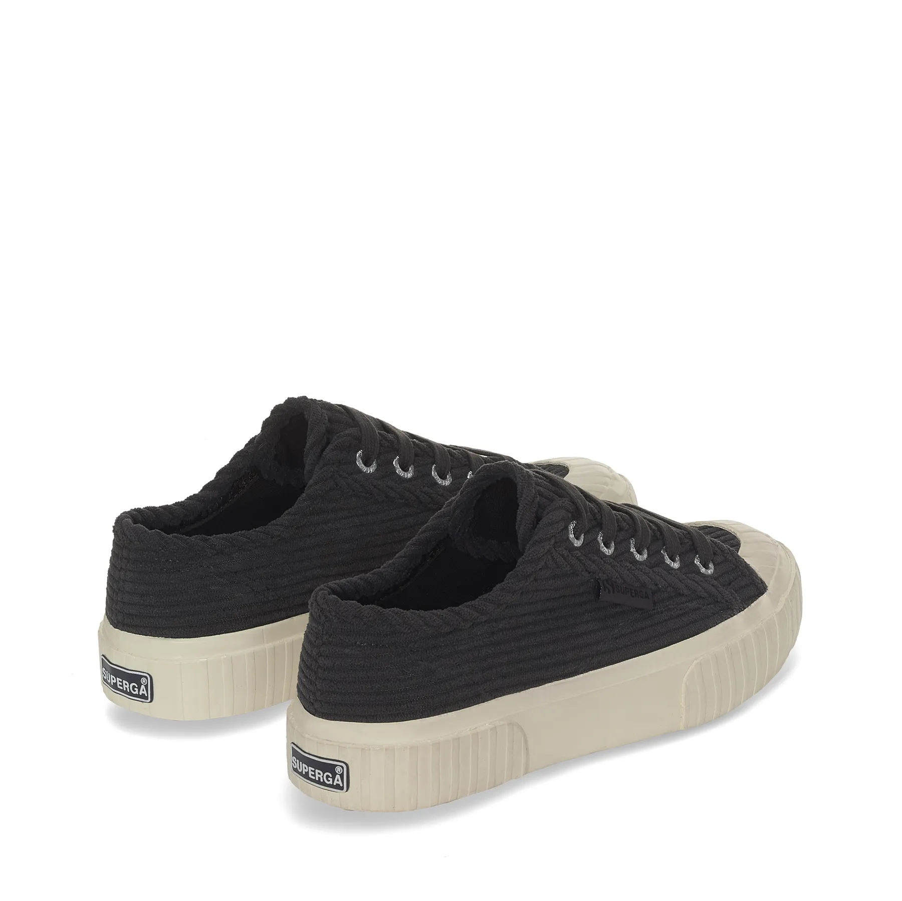 Siyah 2630 Stripe Corduroy Unisex Siyah Sneaker