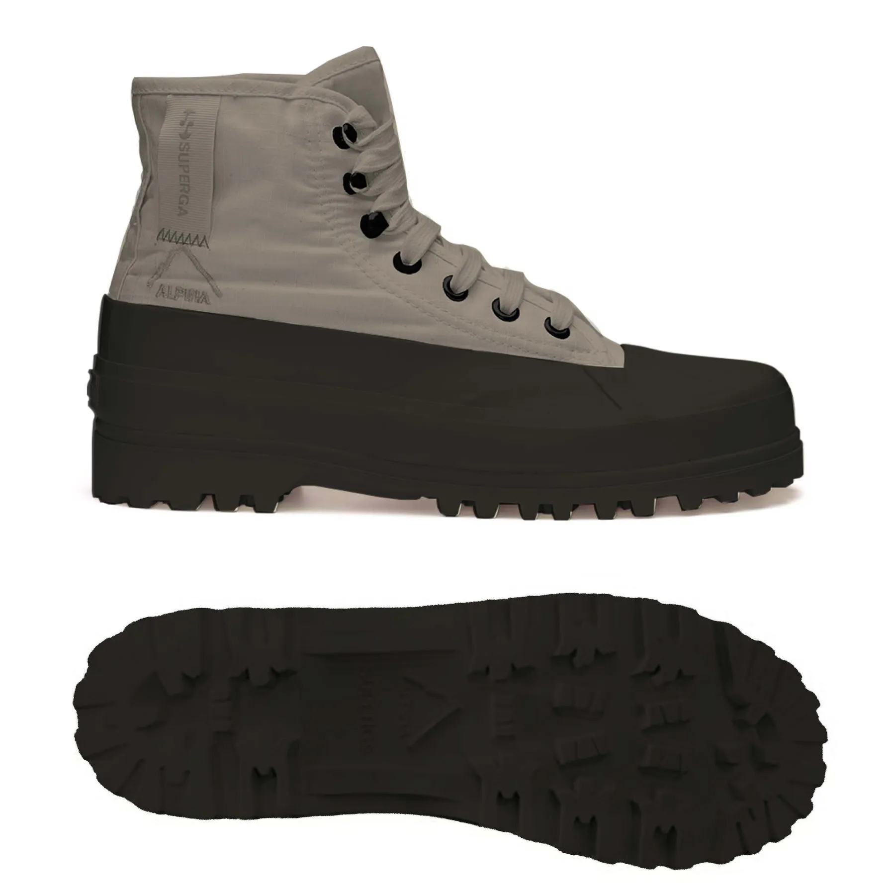 Gri 2481 Alpina Ripstop Unisex Gri-Siyah Bot