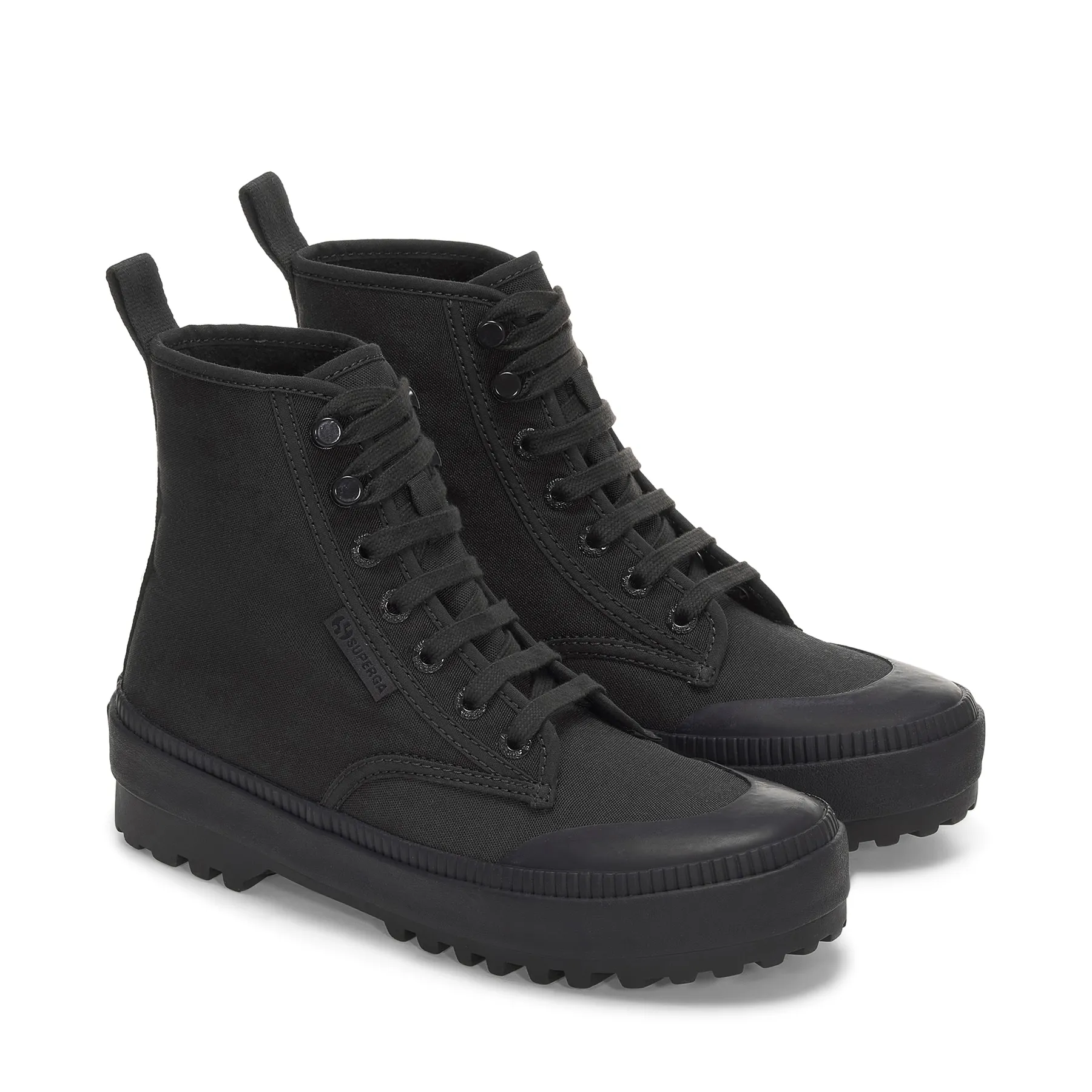 Siyah 2348 Alpina Trek Recycled Kadın Siyah Bilekli Sneaker