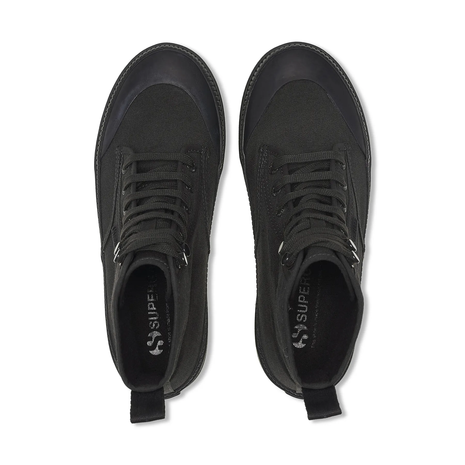 Siyah 2348 Alpina Trek Recycled Kadın Siyah Bilekli Sneaker