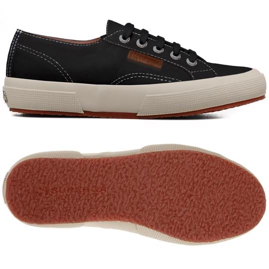 Siyah 2750 Leather Lining Unisex Siyah Sneaker - Superga®