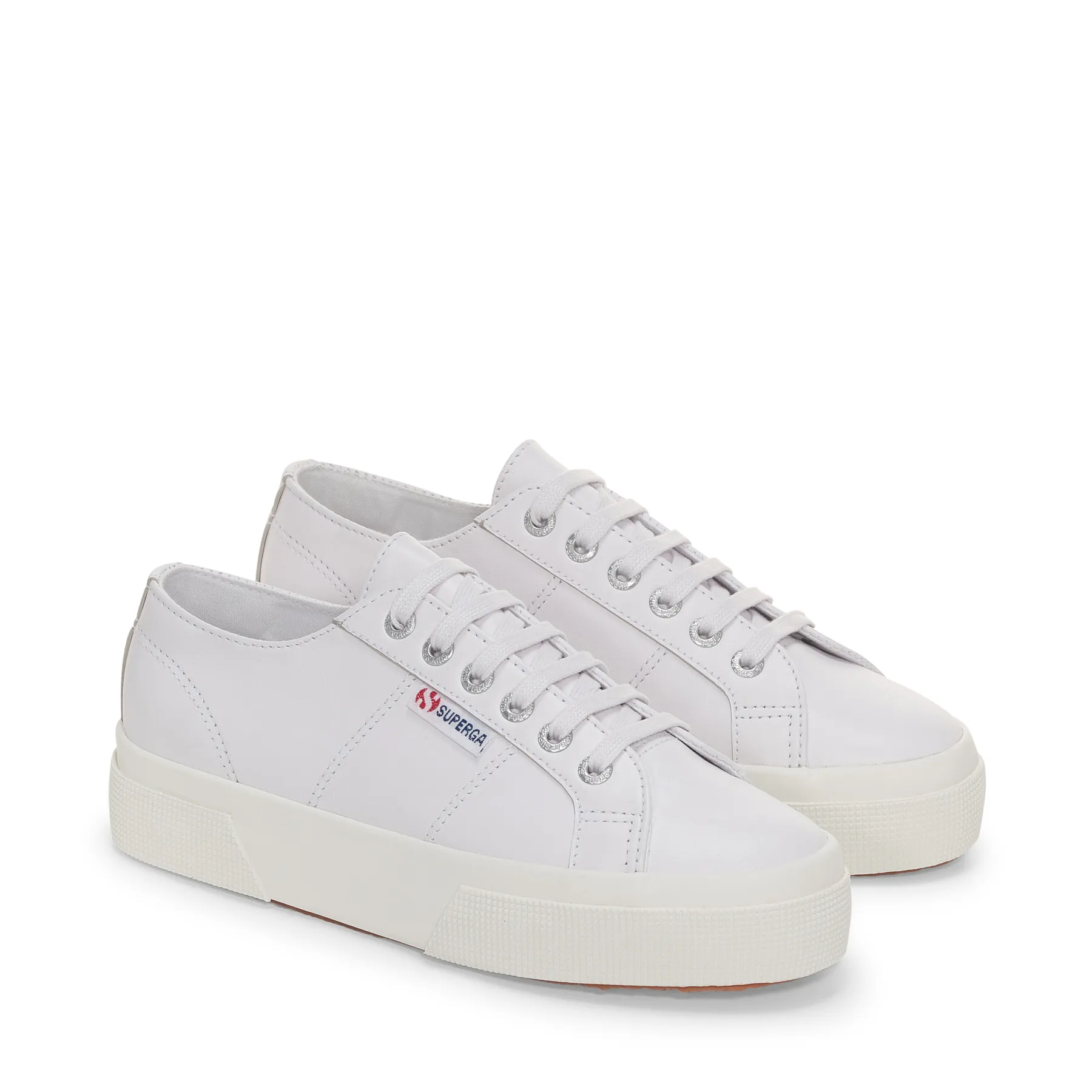 Beyaz 2740 Platform Nappa Kadın Beyaz Sneaker