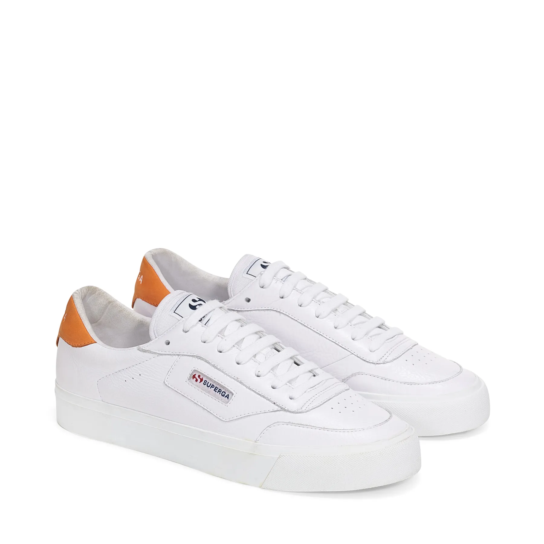 Beyaz 3843 Court Unisex Beyaz-Turuncu Sneaker