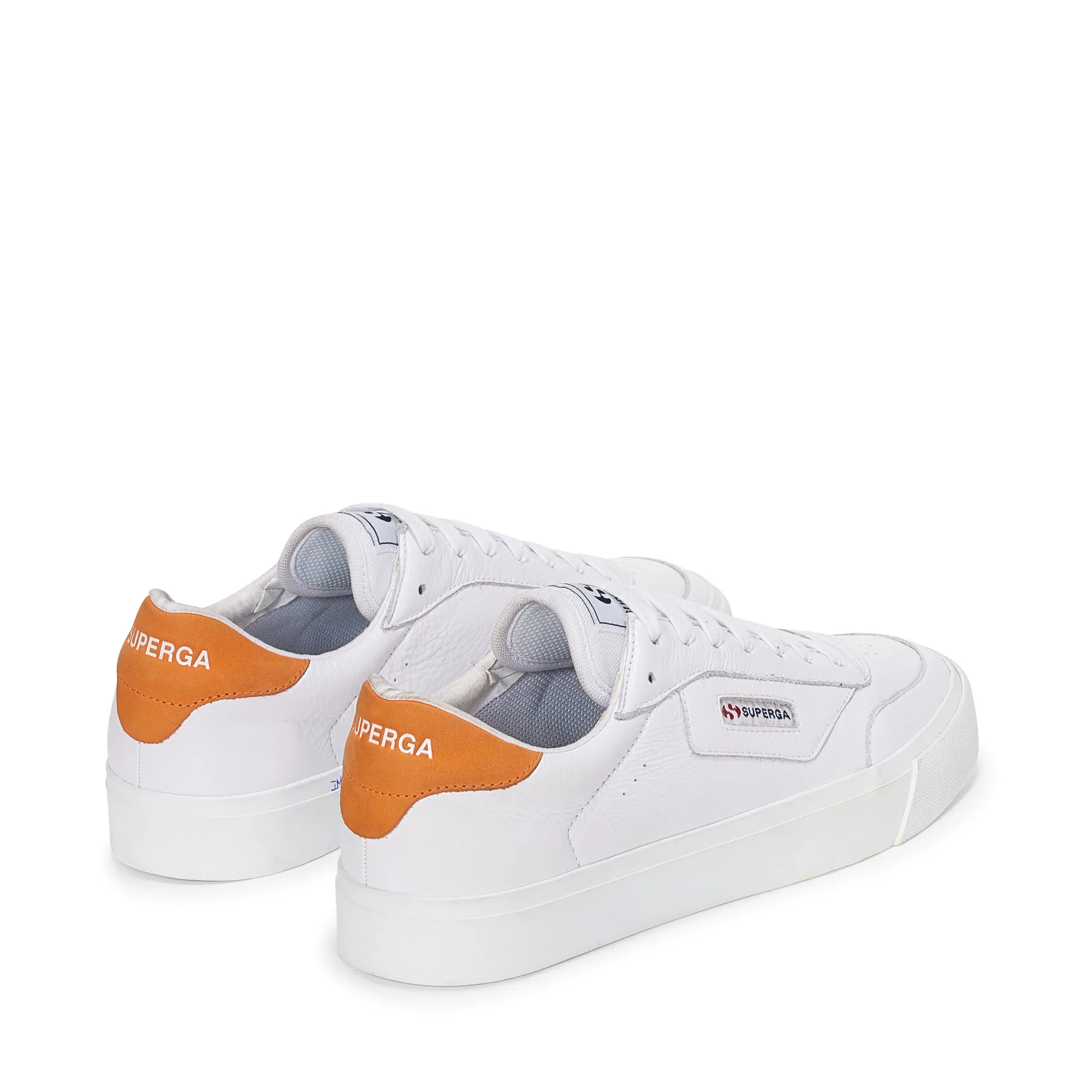 Beyaz 3843 Court Unisex Beyaz-Turuncu Sneaker