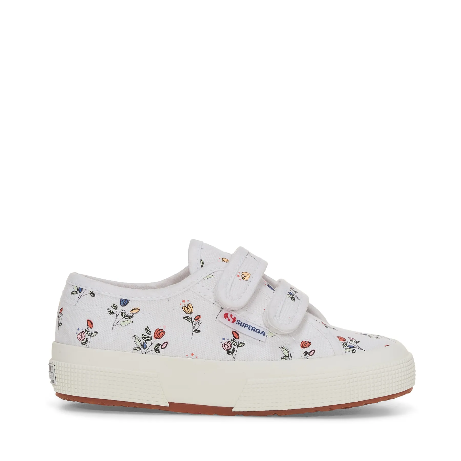 Gri 2750 Kids Straps Tulips Flower Kız Çocuk Gri Bileksiz Sneaker