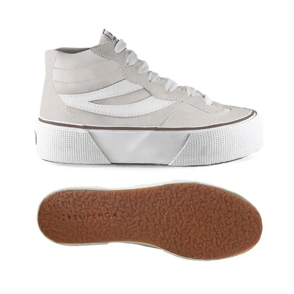 Bej 3141 Revolley Mid Platform Kadın Bej Platform Sneaker