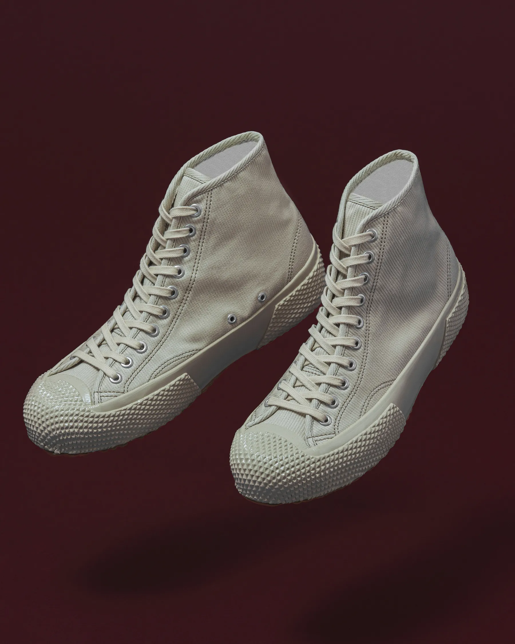 Bej 2435 Military Deck Pique Erkek Bej Bilekli Sneaker