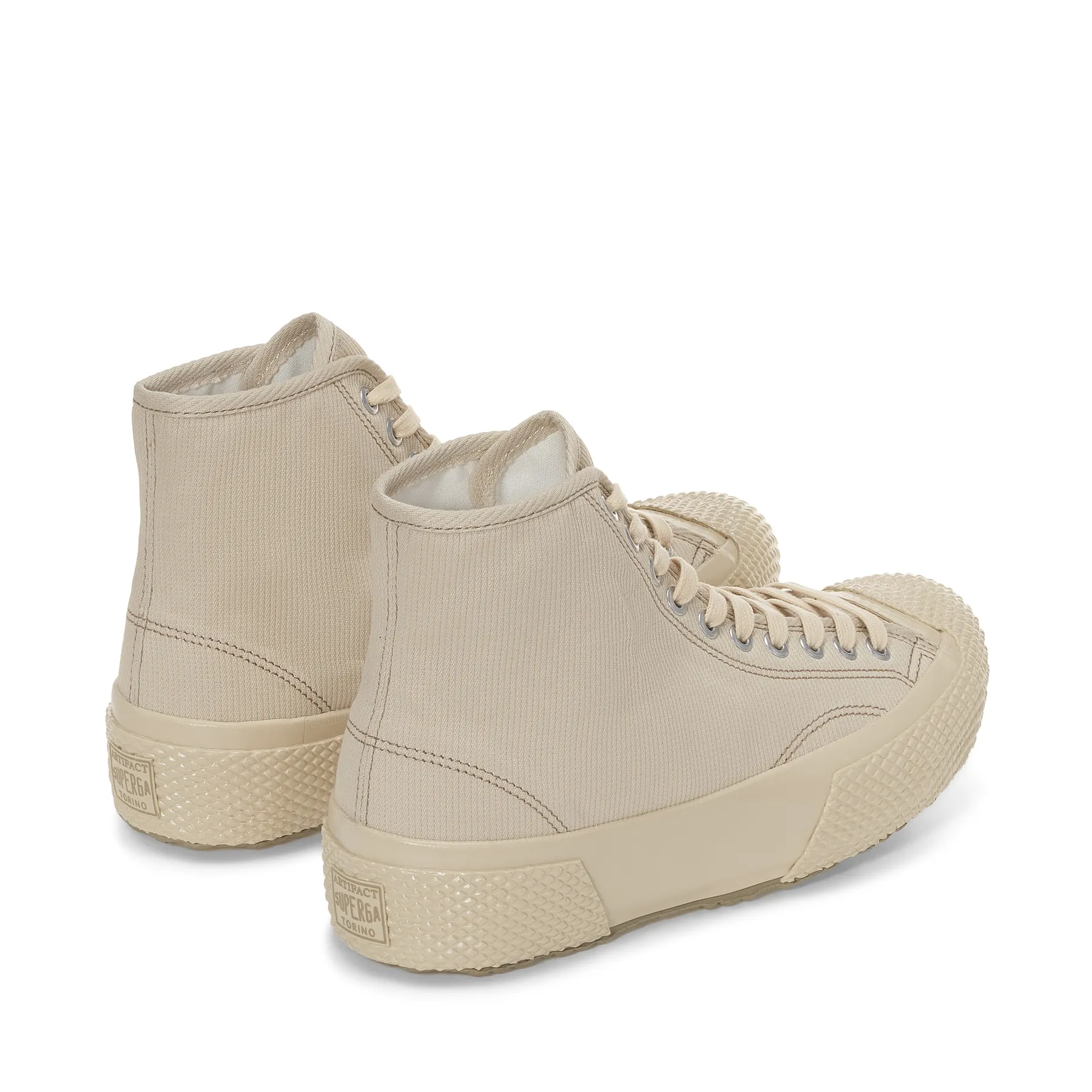Bej 2435 Military Deck Pique Erkek Bej Bilekli Sneaker