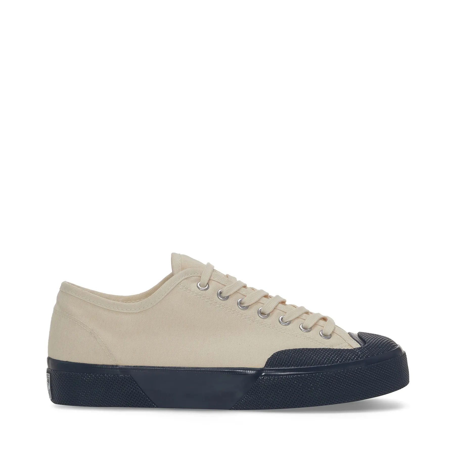 Bej 2432 Twisted Herringbone Erkek Bej-Siyah Sneaker