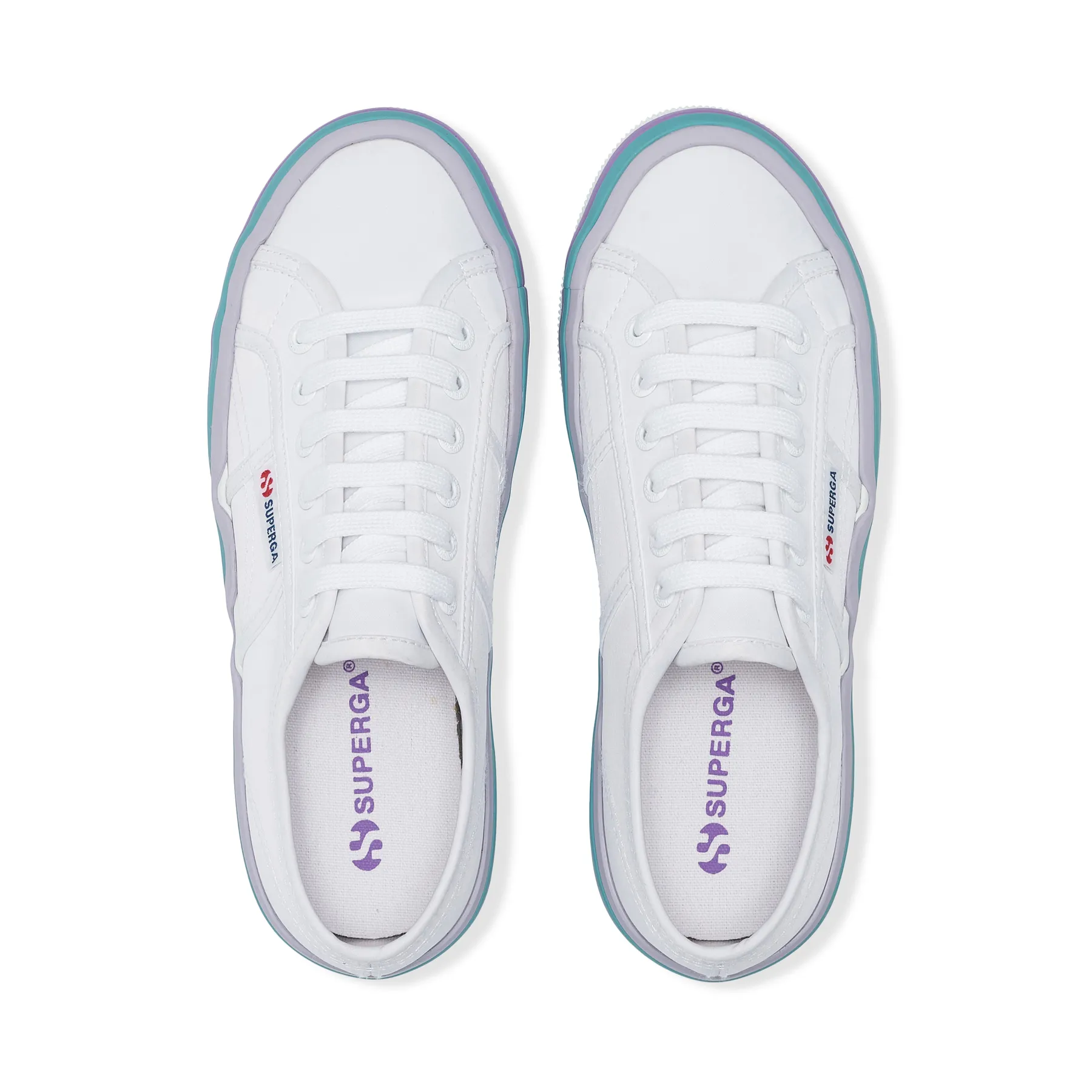 Mavi 2740 Liquify Stripes Nylon Kadın Mavi-Pembe Bileksiz Sneaker