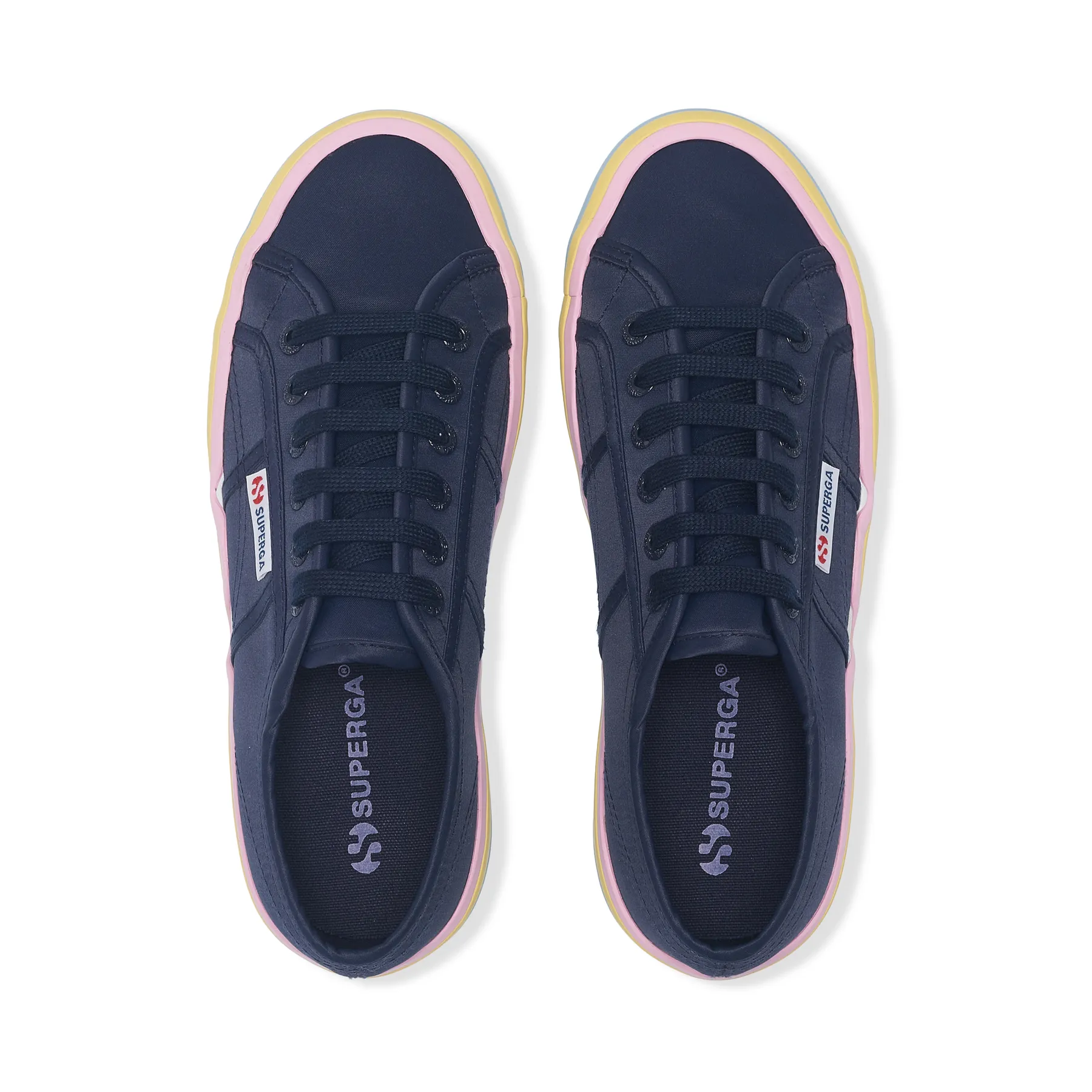 Mavi 2740 Liquify Stripes Nylon Kadın Lacivert Bileksiz Sneaker