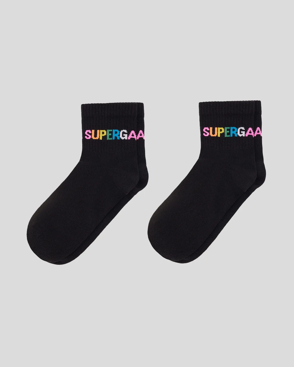 Siyah Quizzbee 2pack Unisex Siyah Çorap