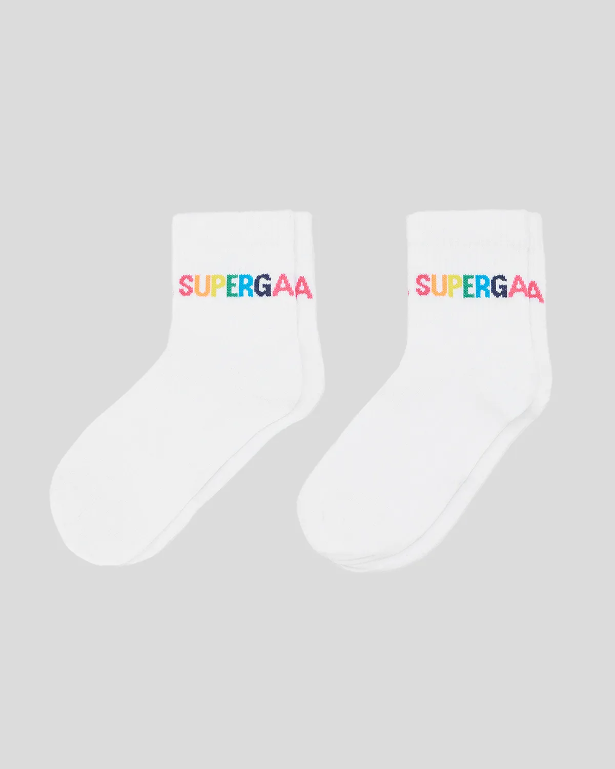 Beyaz Quizzbee 2pack Unisex Beyaz Çorap