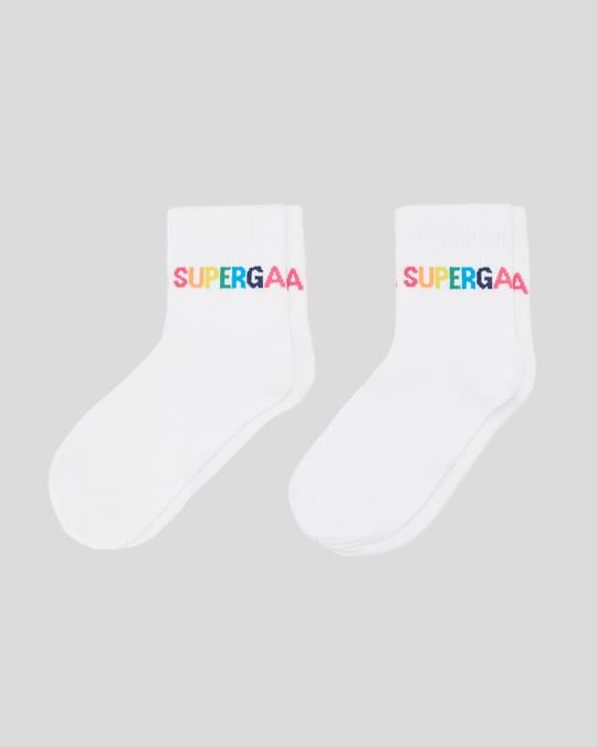 Beyaz Quizzbee 2pack Unisex Beyaz Çorap - Superga®