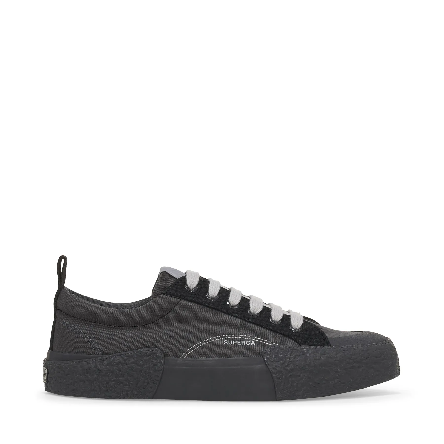 Gri 2660 Stripe Big Bumpers Block Unisex Gri-Siyah Bileksiz Sneaker
