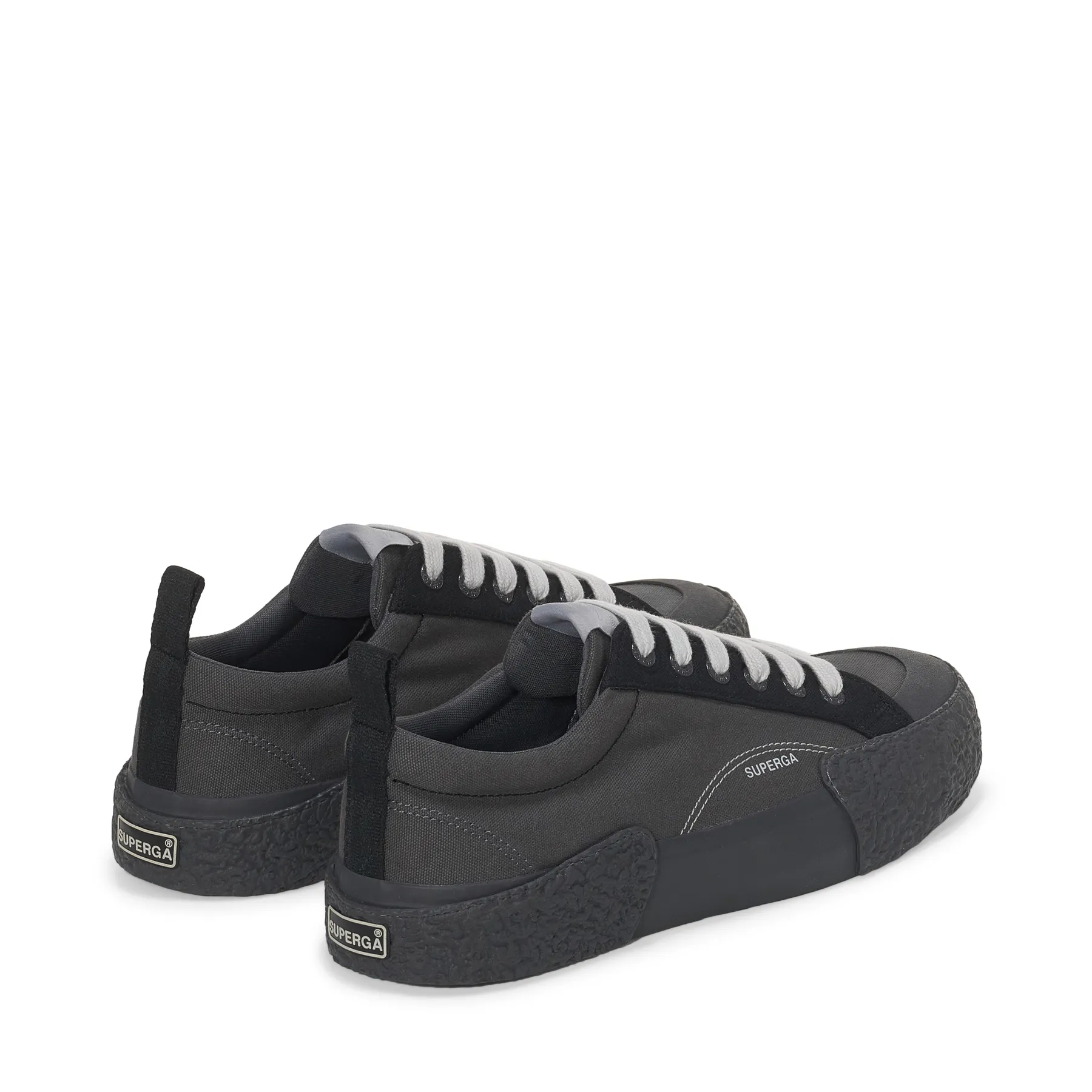 Gri 2660 Stripe Big Bumpers Block Unisex Gri-Siyah Bileksiz Sneaker