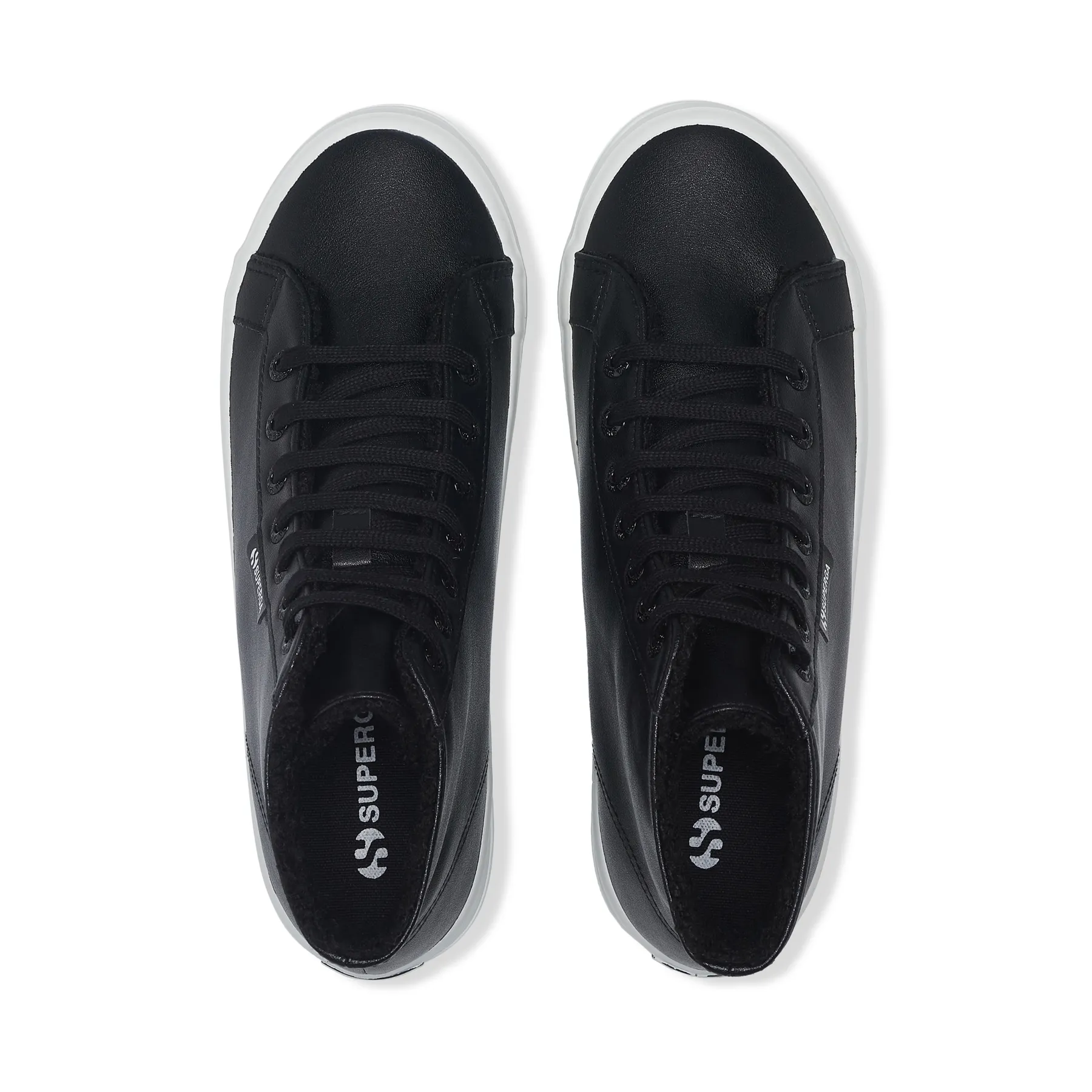 Siyah 2341 Alpina Vegan Faux Leather Fur Kadın Siyah Bot