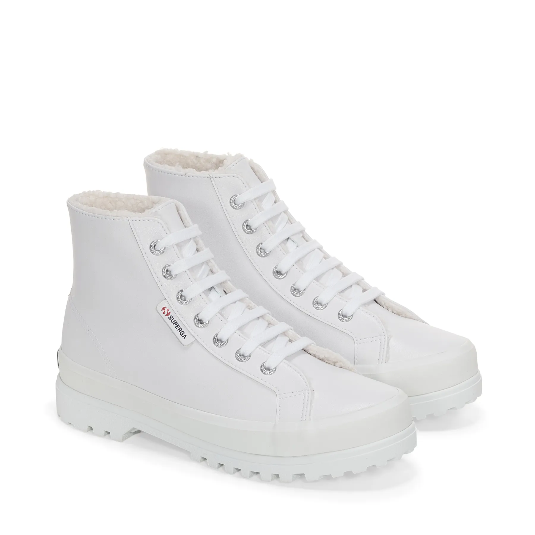 Mavi 2341 Alpina Vegan Faux Leather Fur Kadın Mavi Bot