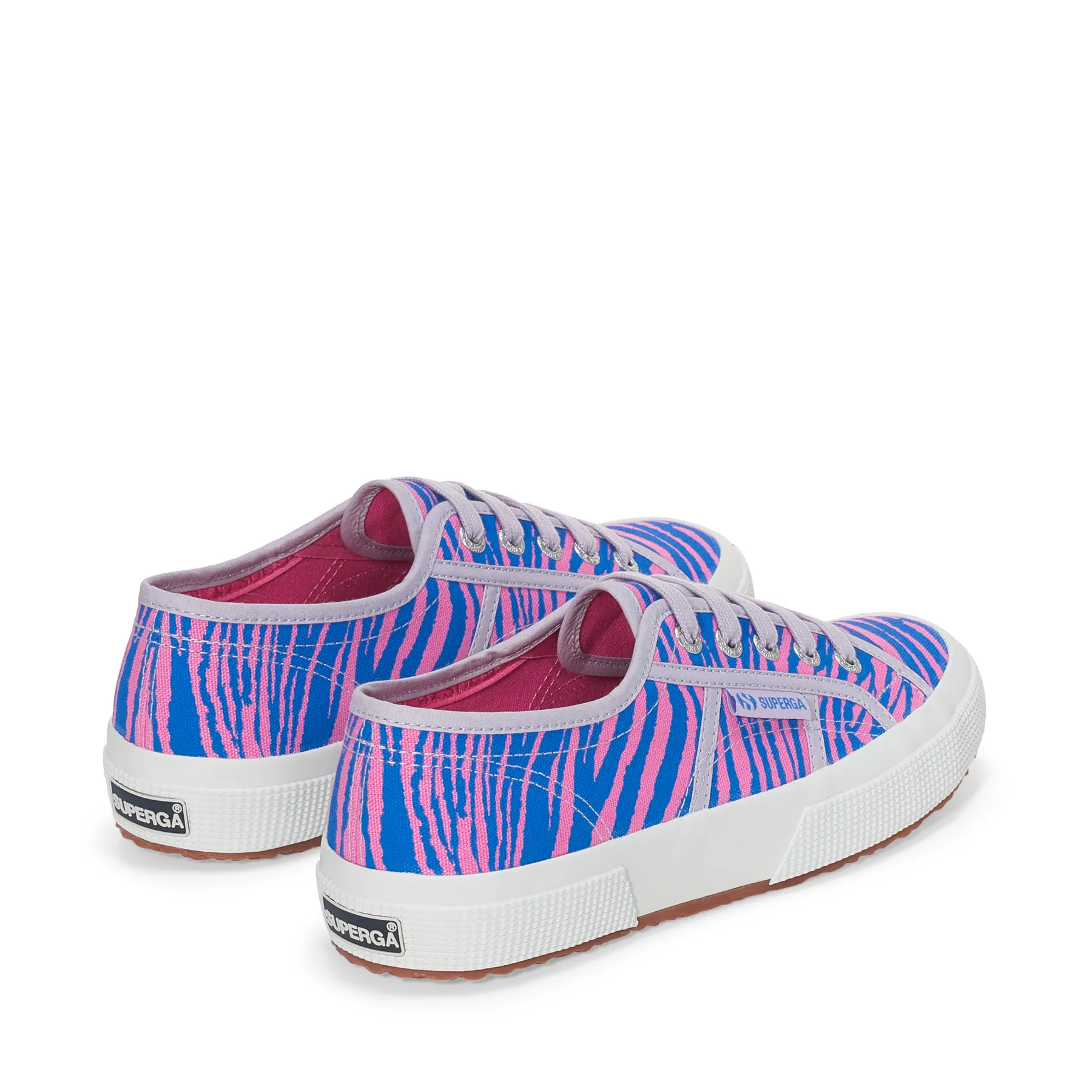 Mavi 2750 Zebra Print Kadın Mavi-Pembe Bileksiz Sneaker