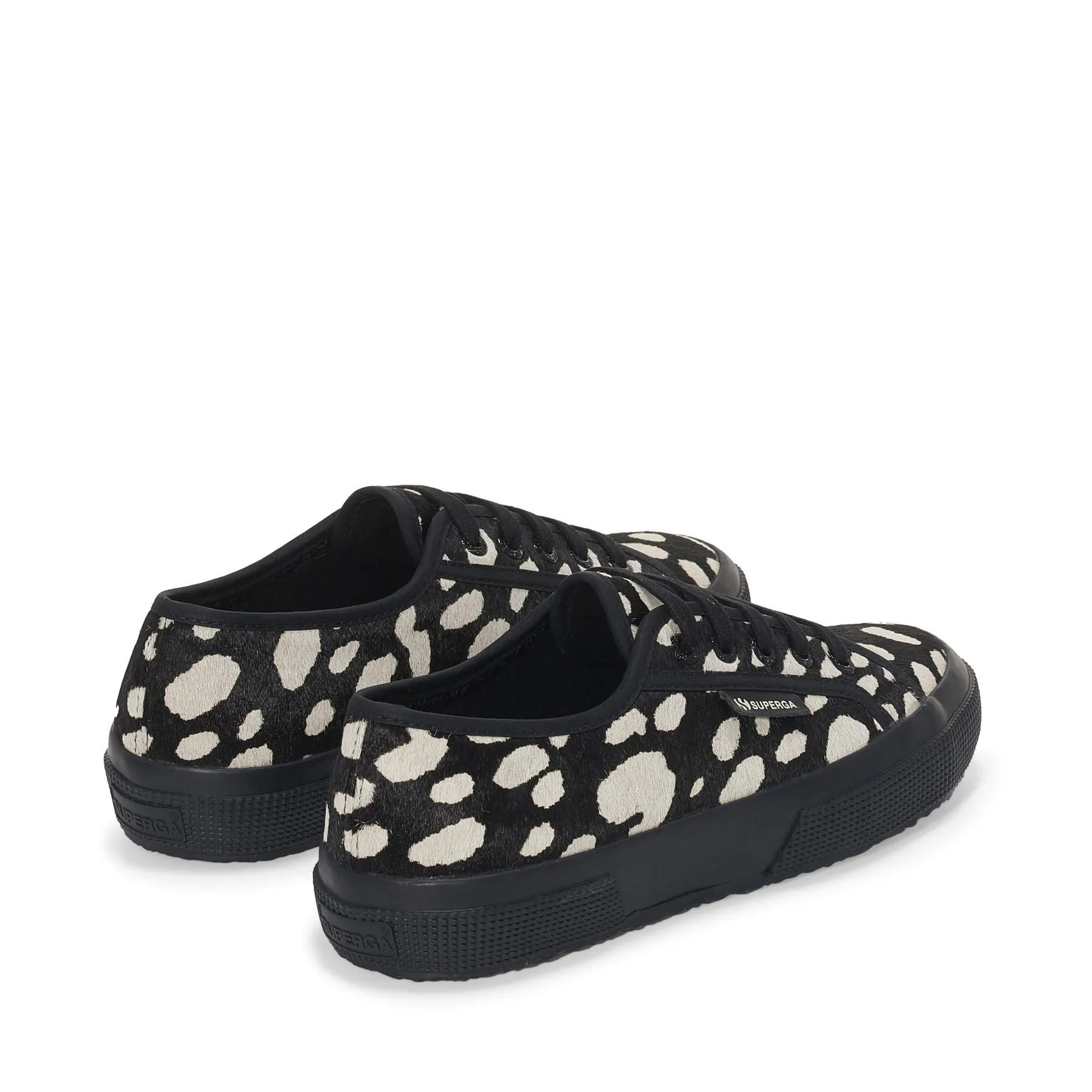 Siyah 2750 Dk Dalmatian Ponyhair Kadın Siyah Bileksiz Sneaker