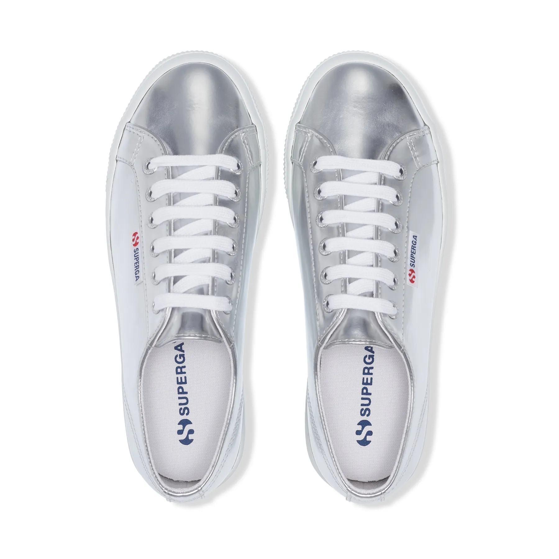 Pembe 2790 Mirror Faux Leather Kadın Pembe Bileksiz Sneaker