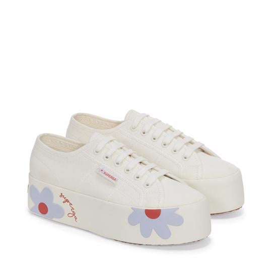 Beyaz 2790 Rubber Daisies Kadın Beyaz Bileksiz Sneaker - Superga®