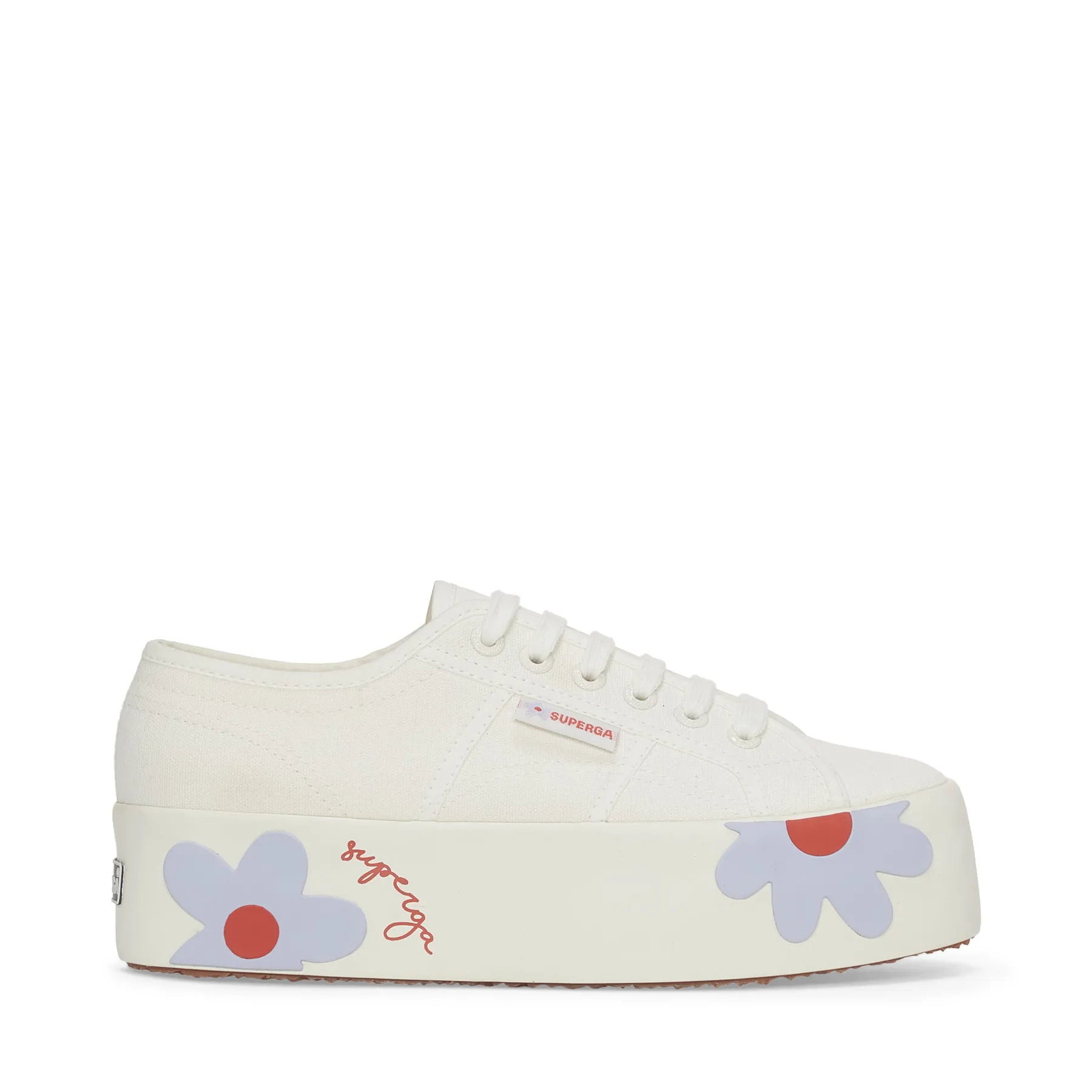 Beyaz 2790 Rubber Daisies Kadın Beyaz Bileksiz Sneaker