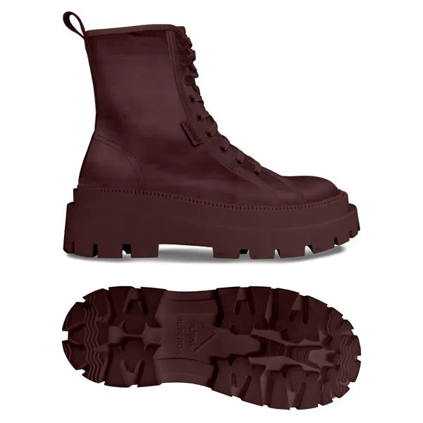 Beyaz 3051 Alpina Apex High Nylon Kadın Bordo Çizme