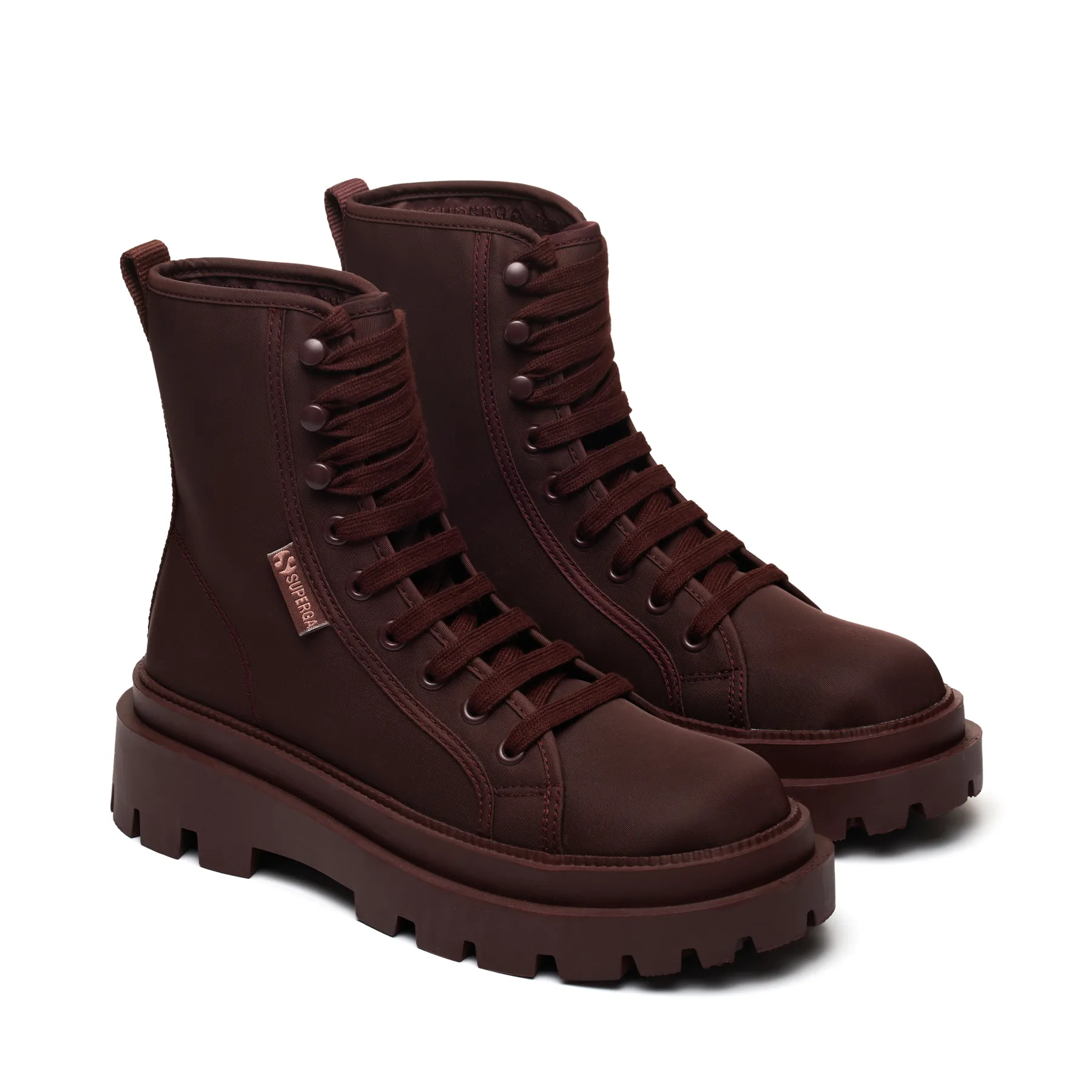 Beyaz 3051 Alpina Apex High Nylon Kadın Bordo Çizme