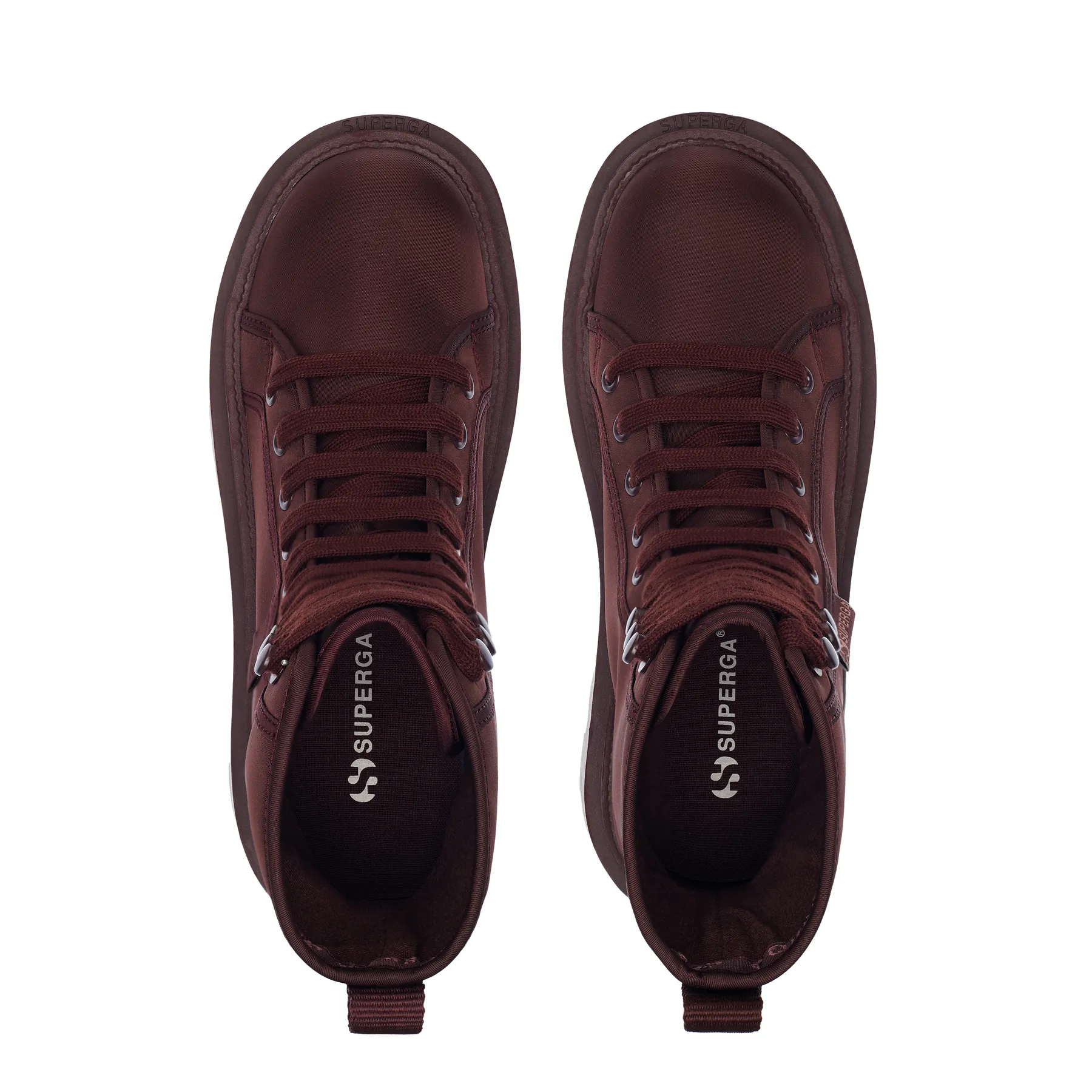 Beyaz 3051 Alpina Apex High Nylon Kadın Bordo Çizme