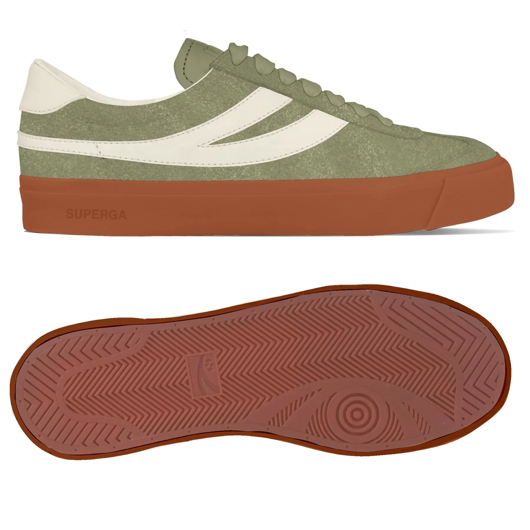 Yeşil 4834 Club S Swallow Suede Unisex Yeşil Bileksiz Sneaker