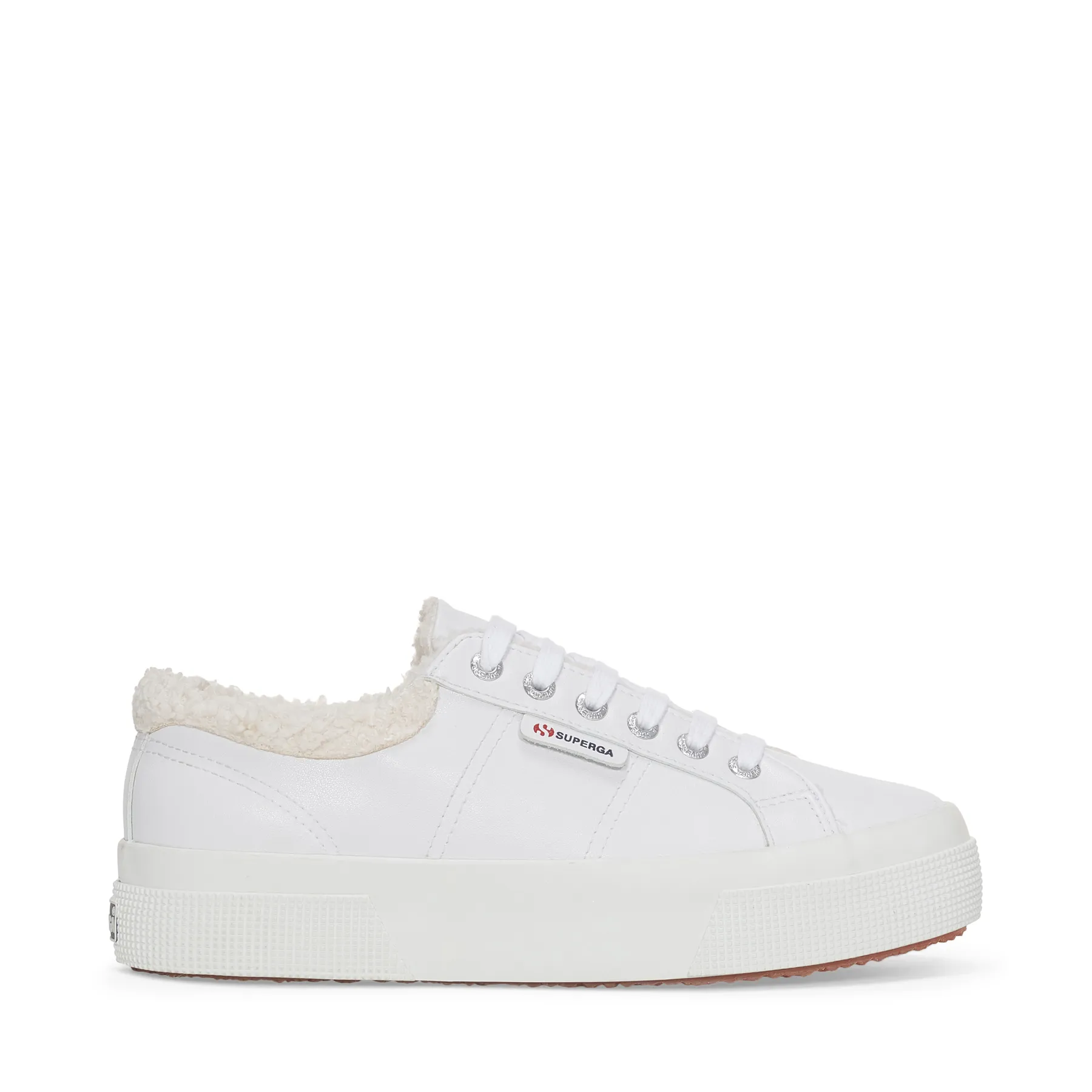 Mavi 2740 Platform Vegan Faux Leather Fur Kadın Mavi Bileksiz Sneaker