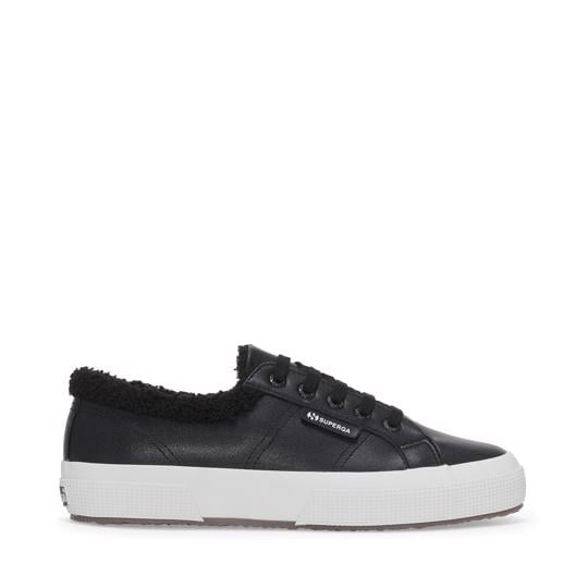 Siyah 2750 Vegan Faux Leather Fur Unisex Siyah Bileksiz Sneaker - Superga®