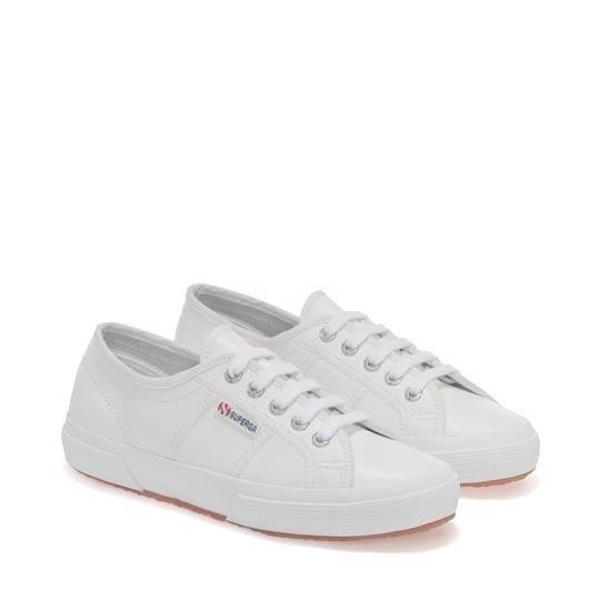 Beyaz 2750 Tumbled Leather Unisex Beyaz Sneaker - Superga®