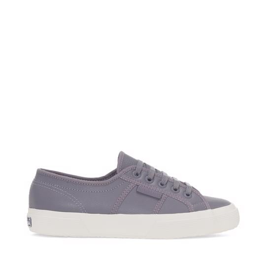 Gri 2750 Tumbled Leather Unisex Gri Sneaker - Superga®