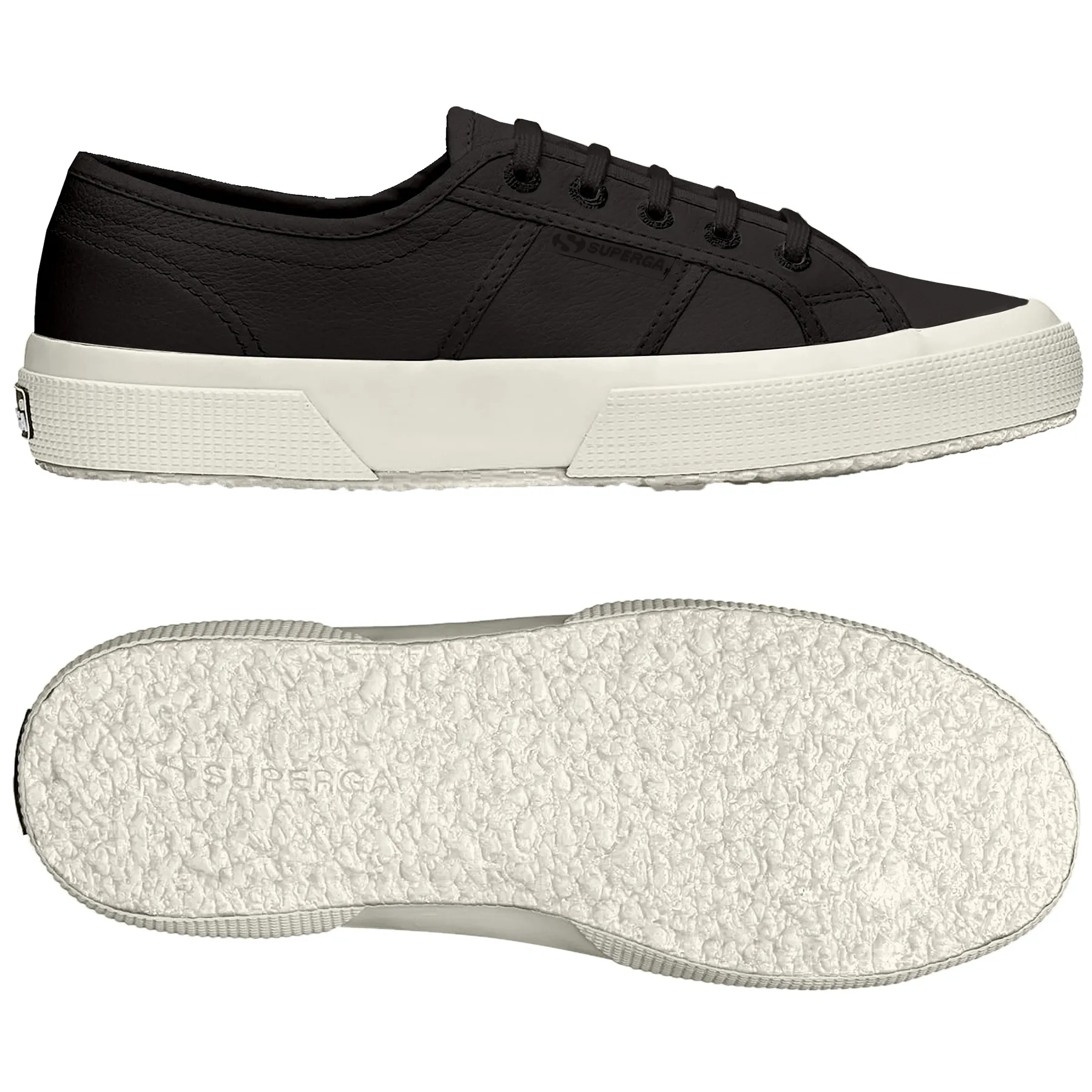 Siyah 2750 Tumbled Leather Unisex Siyah Sneaker