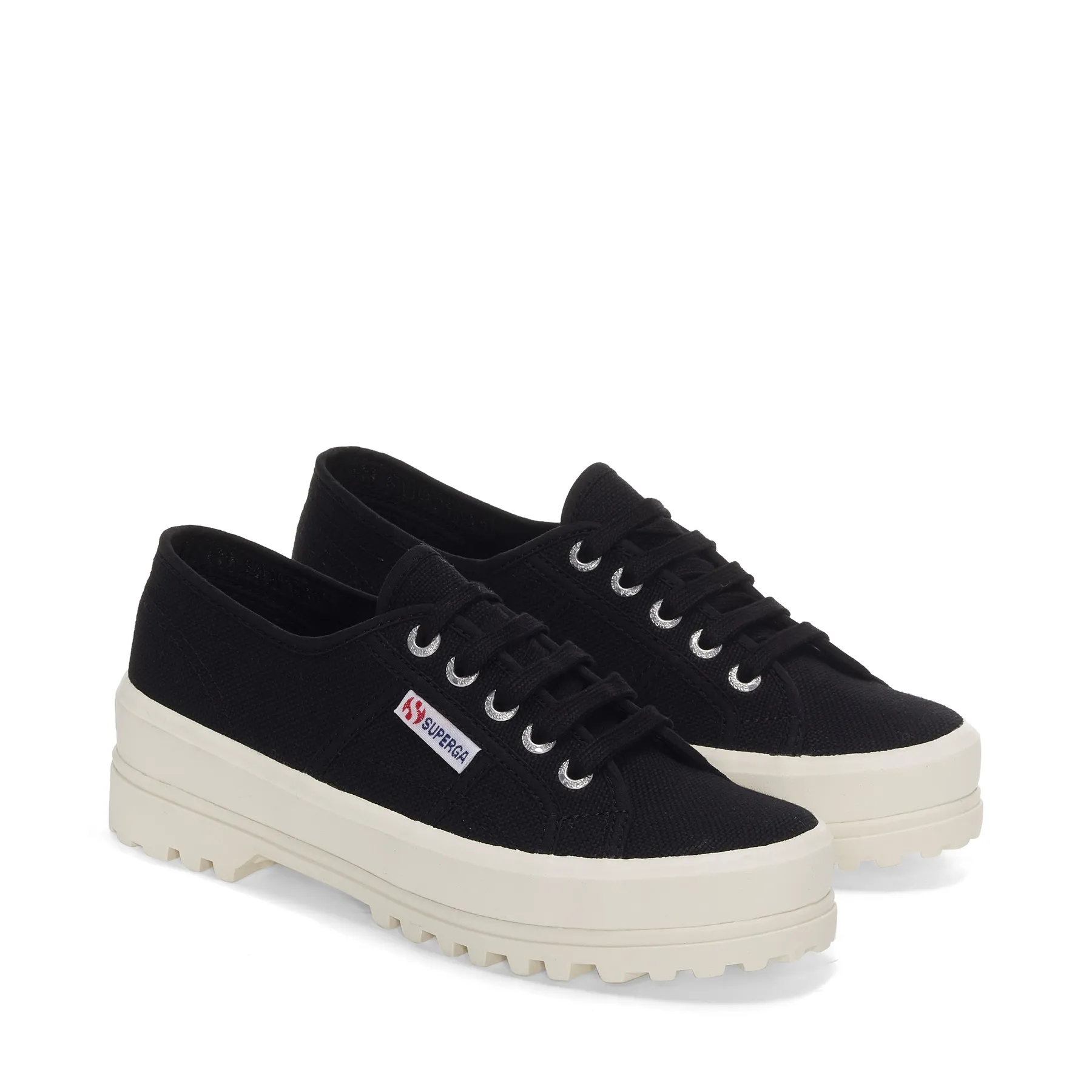 Siyah 2555 Alpina Unisex Siyah-Bej Bileksiz Sneaker