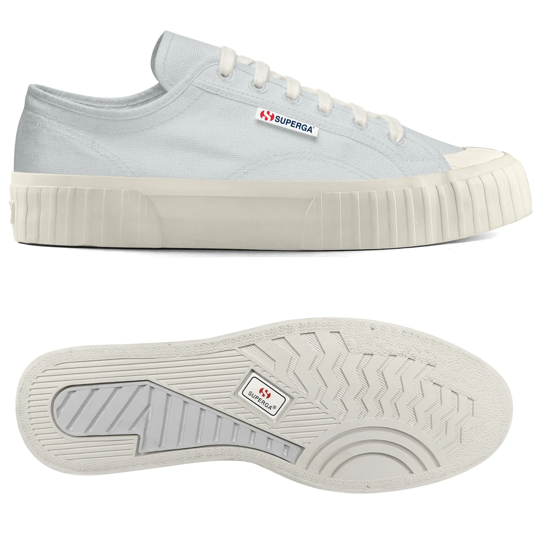 Gri 2630 Stripe Unisex Gri Lila Bileksiz Sneaker