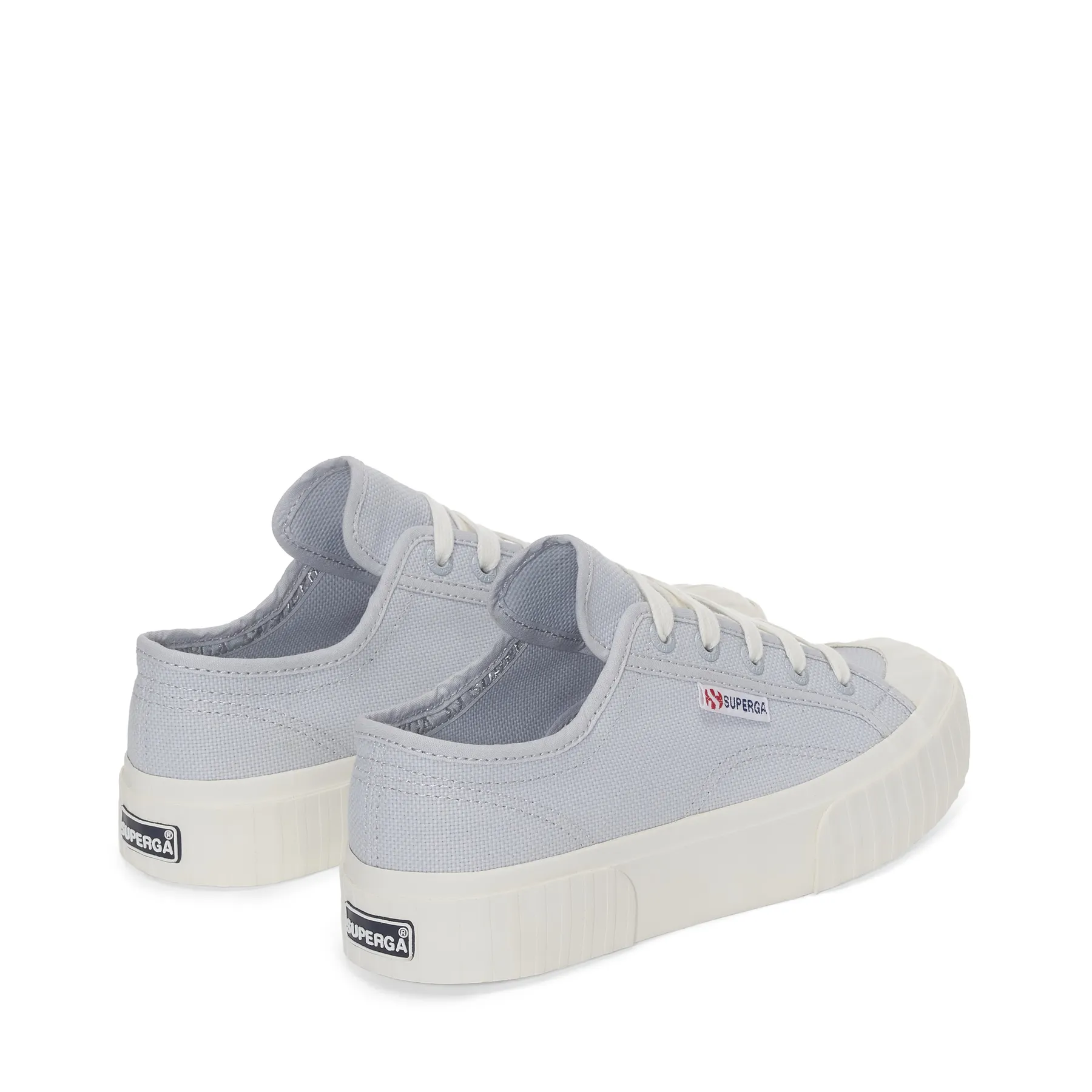 Gri 2630 Stripe Unisex Gri Lila Bileksiz Sneaker