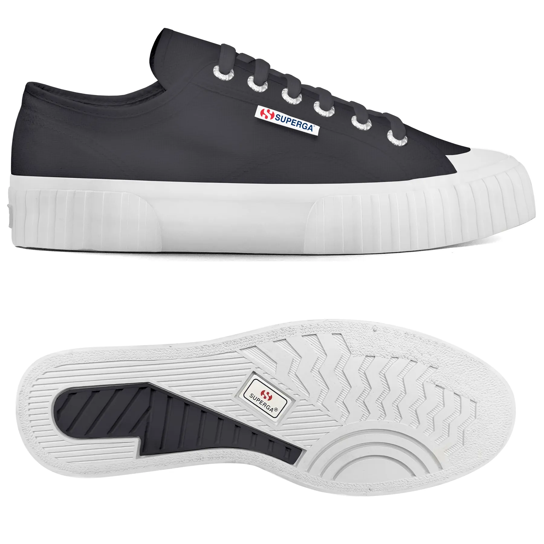 Siyah 2630 Stripe Unisex Siyah Bileksiz Sneaker