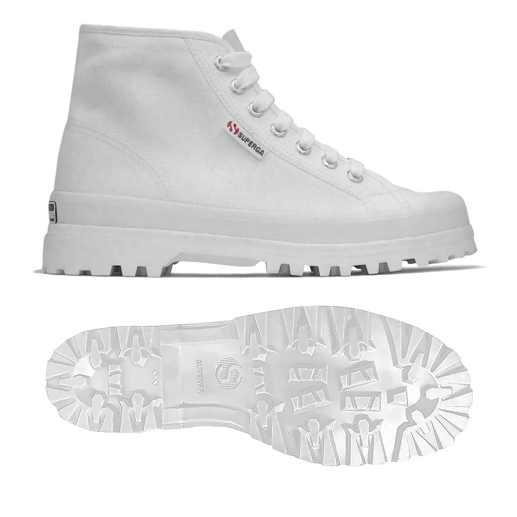 Beyaz 2341 Alpina Unisex Beyaz Bilekli Sneaker