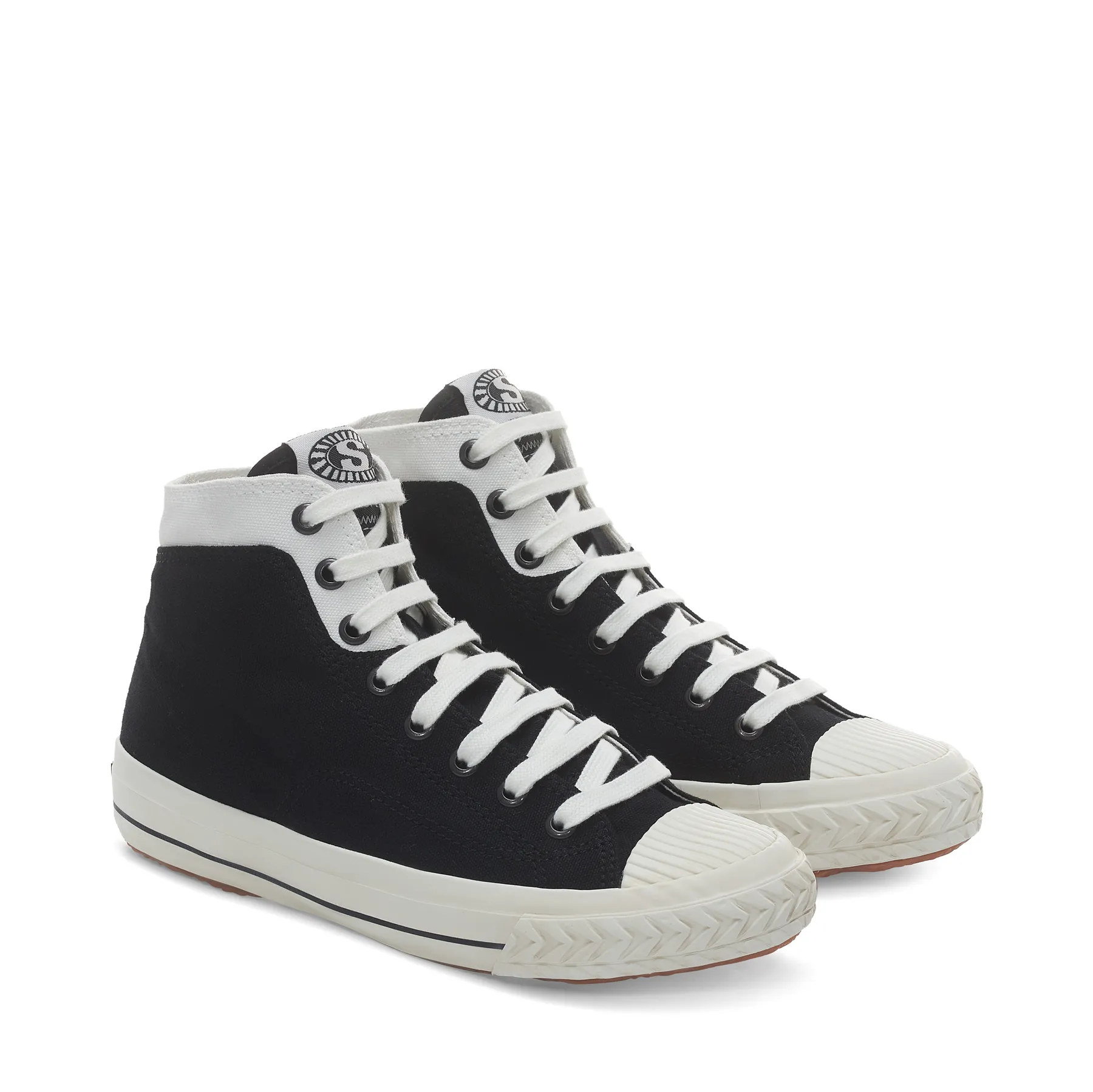 Siyah 2946 College Unisex Siyah-Beyaz Bilekli Sneaker
