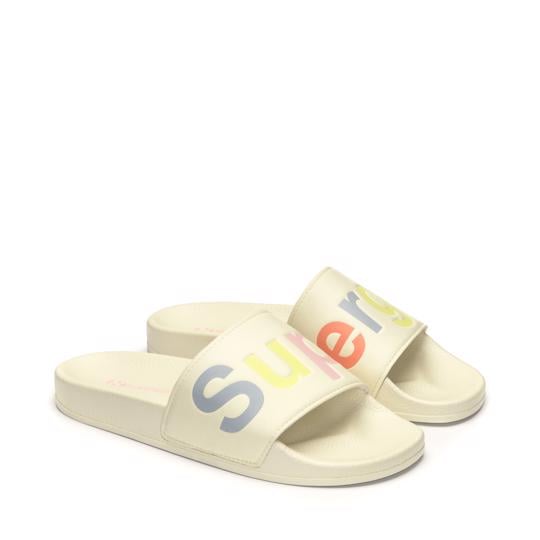 Bej 1908 Slides Polysoft Unisex Bej-Gri Terlik - Superga®